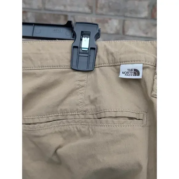 The North Face Men's Khaki Shorts 36 Cotton Blend Mesh Pockets Hiking Outdoor - Picture 5 of 5